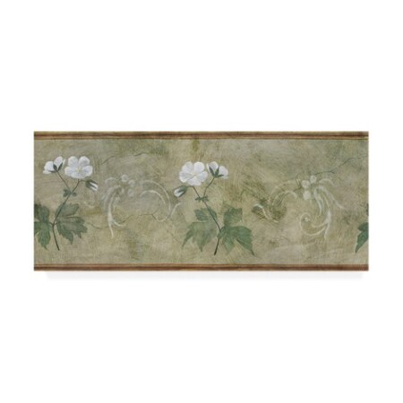 Trademark Fine Art Pablo Esteban 'White Flower Horizontal' Canvas Art, 14x32 ALI45060-C1432GG